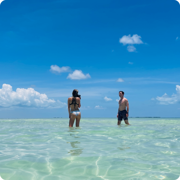 Sandbar Charter + Private Snorkeling tour
